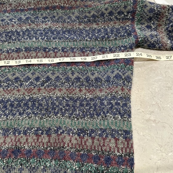 Cambridge Classics Mervyns Mens Sweater Large Crew Neck Patterned Acrylic Blend - Picture 4 of 5